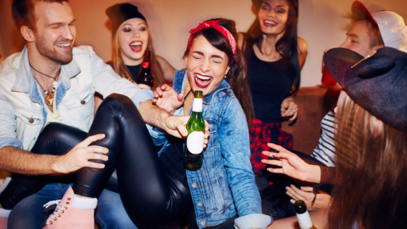 Alkohol vanligt på föräldrafria fester